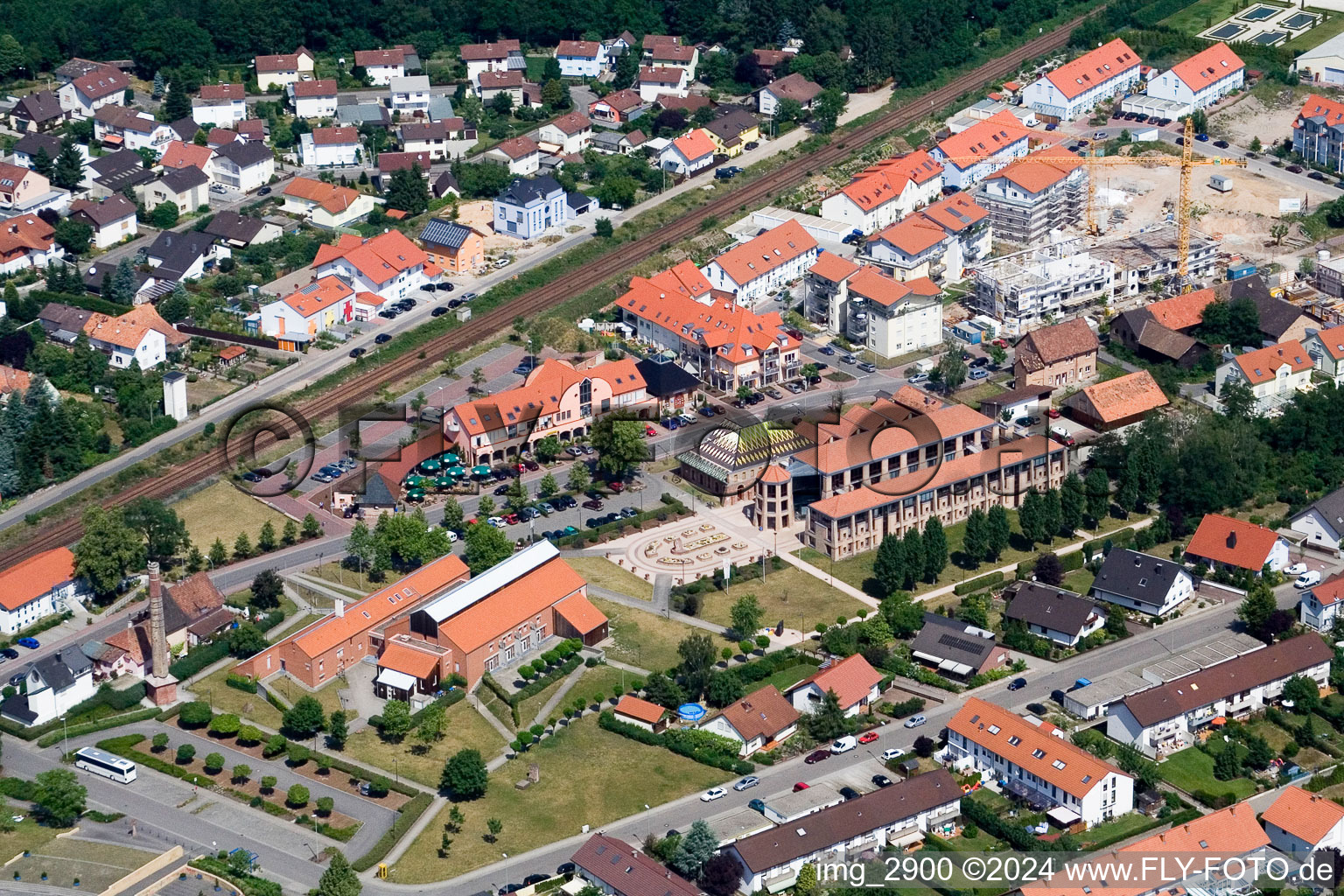 Town hall, brickworks museum in Jockgrim in the state Rhineland-Palatinate, Germany