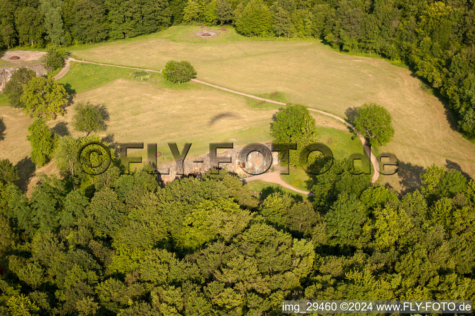 Fort Maginot Line in Budling in the state Moselle, France