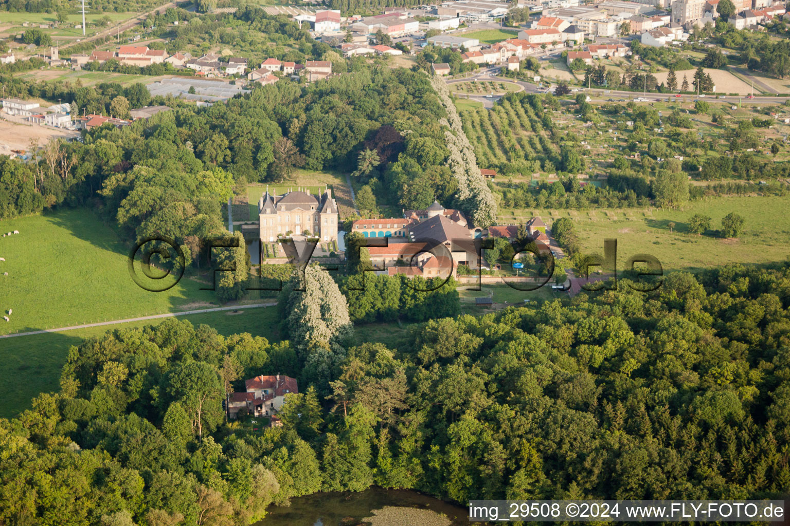 Château de La Grange in Manom in the state Moselle, France