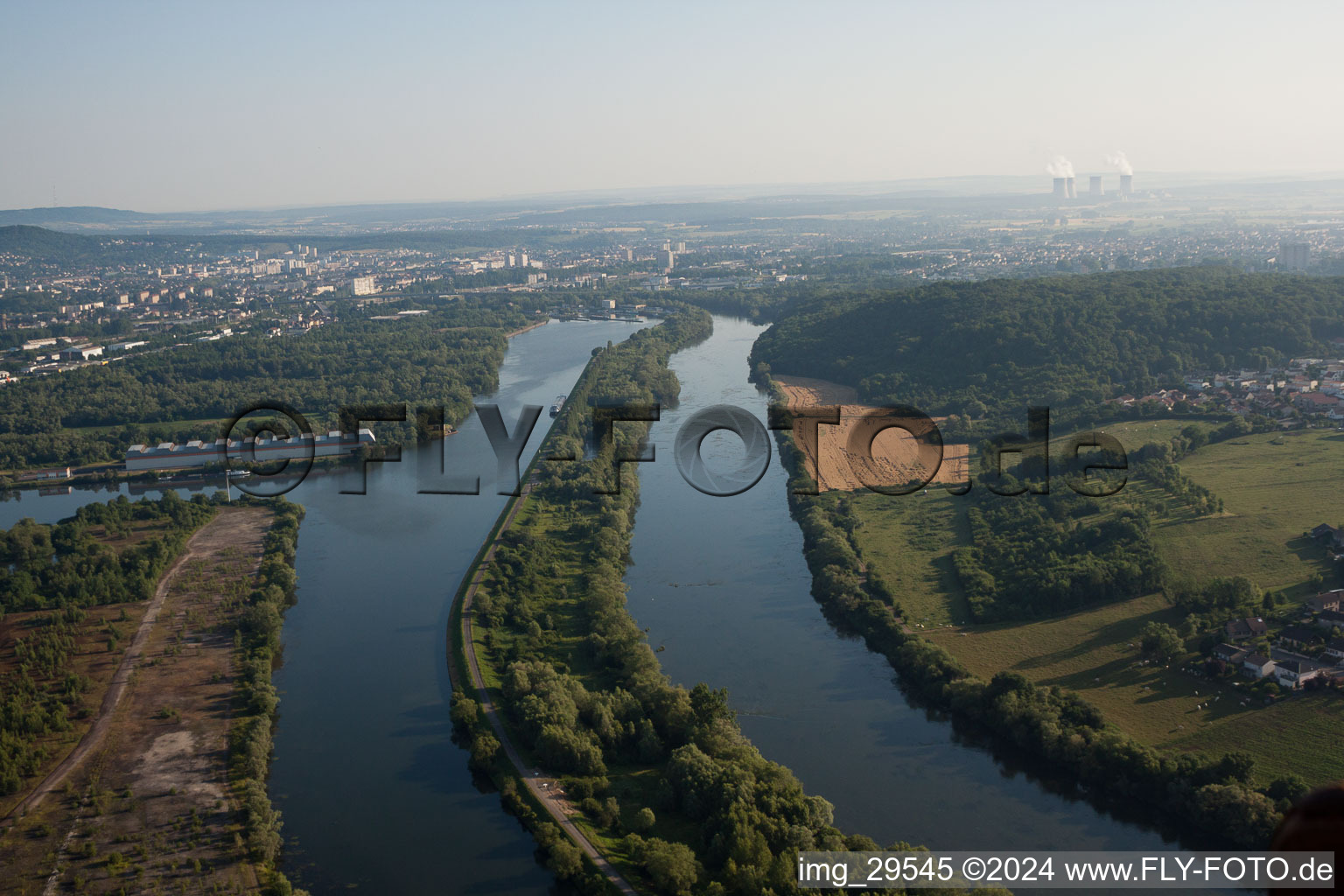 Imeldange in Illange in the state Moselle, France