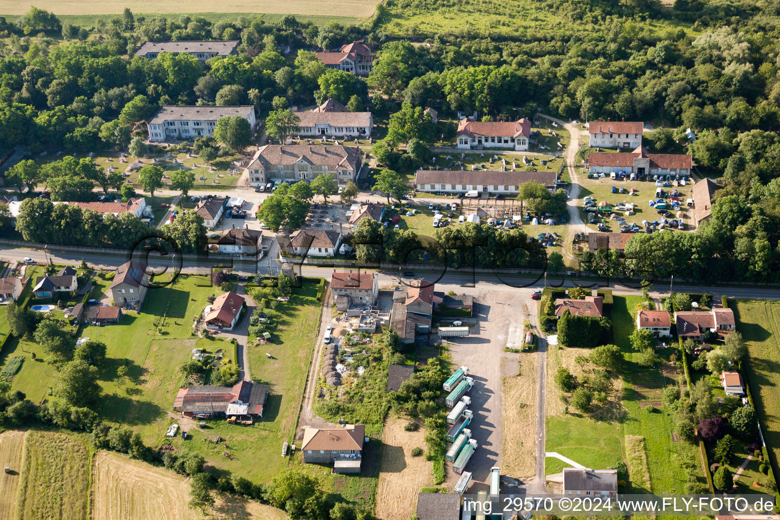 Settlement area in Veckring in Grand Est, France