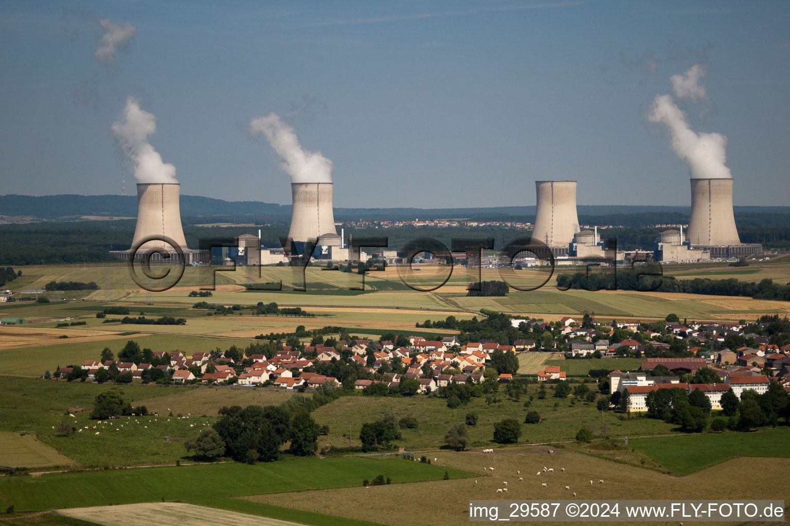 CNPE - EDF Nuclear Centre in Cattenom in the state Moselle, France