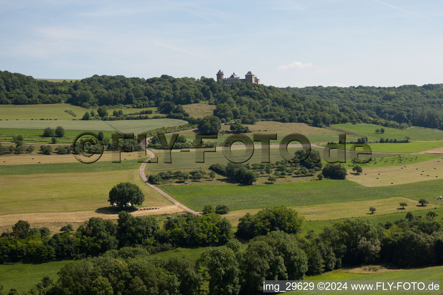 Château Mensberg in Manderen in the state Moselle, France