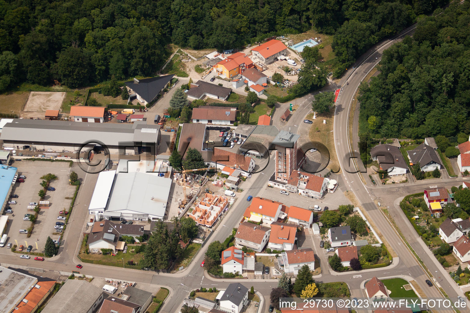 Lower Buchstr in Jockgrim in the state Rhineland-Palatinate, Germany