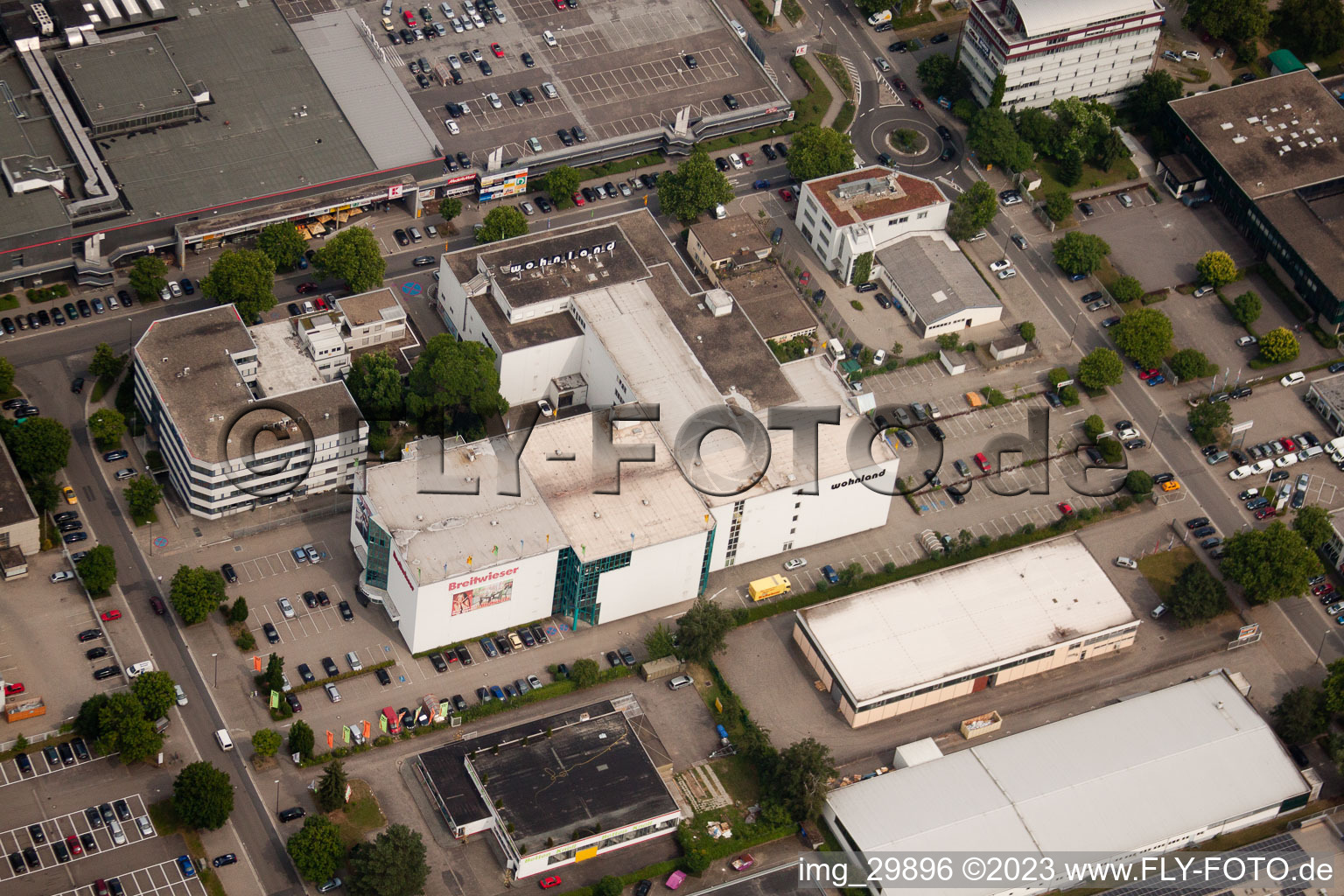 Residential area Breitwieser in the district Rohrbach in Heidelberg in the state Baden-Wuerttemberg, Germany