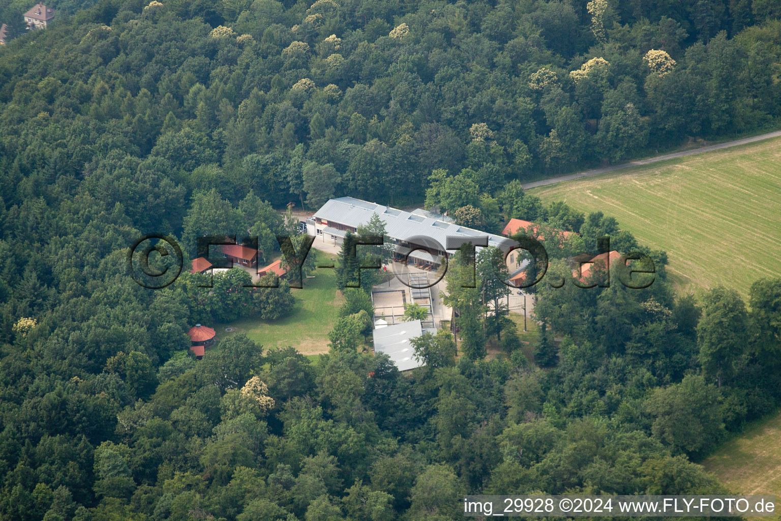 Forest Pirate Camp in the district Rohrbach in Heidelberg in the state Baden-Wuerttemberg, Germany