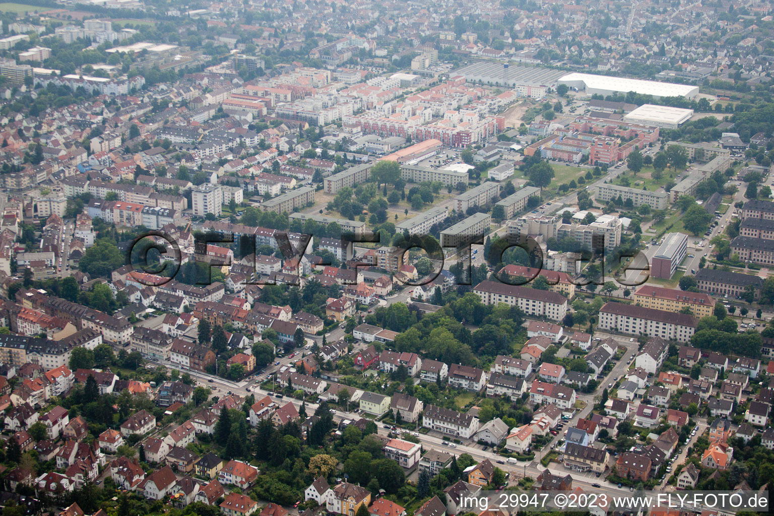 Holbein ring in the district Rohrbach in Heidelberg in the state Baden-Wuerttemberg, Germany