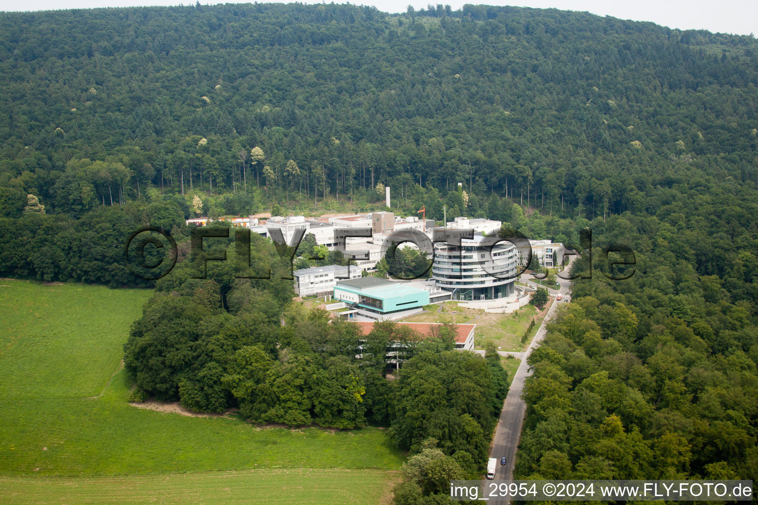 EMBL in the district Rohrbach in Heidelberg in the state Baden-Wuerttemberg, Germany from above