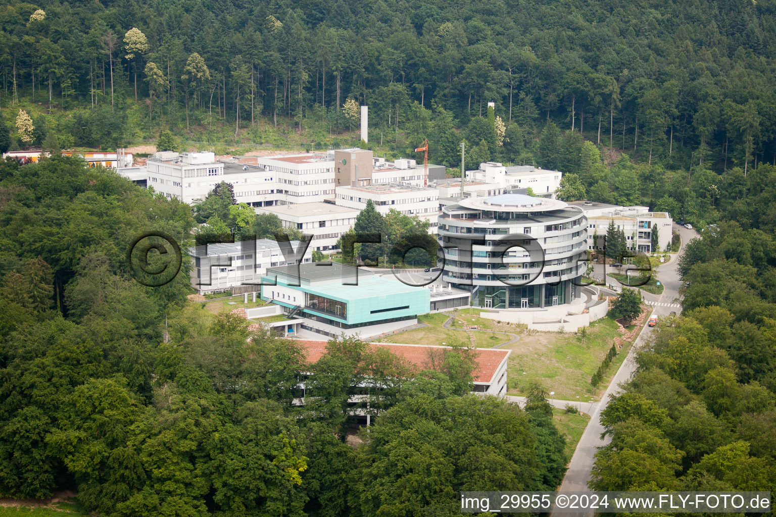 EMBL in the district Rohrbach in Heidelberg in the state Baden-Wuerttemberg, Germany out of the air
