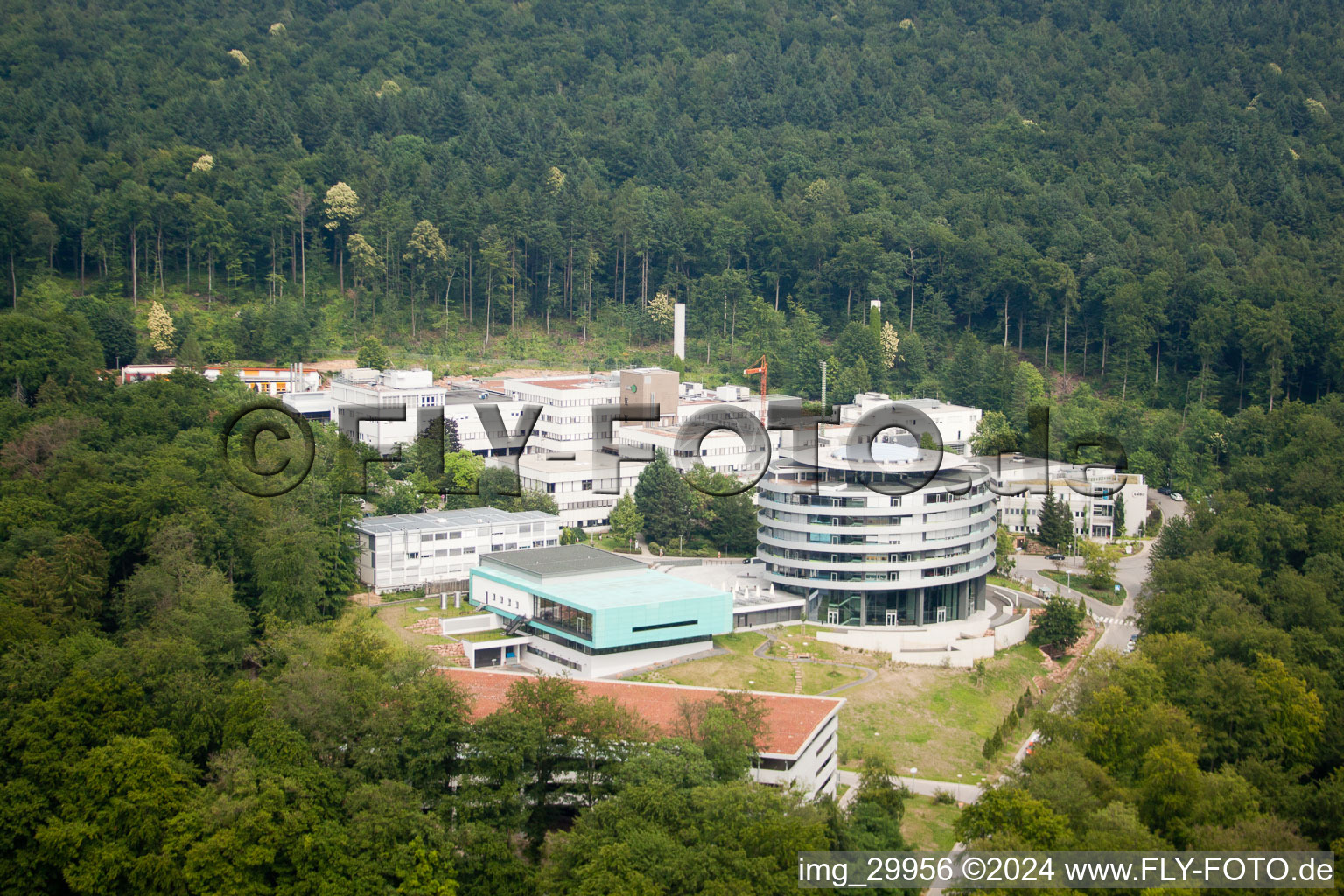 EMBL in the district Rohrbach in Heidelberg in the state Baden-Wuerttemberg, Germany seen from above