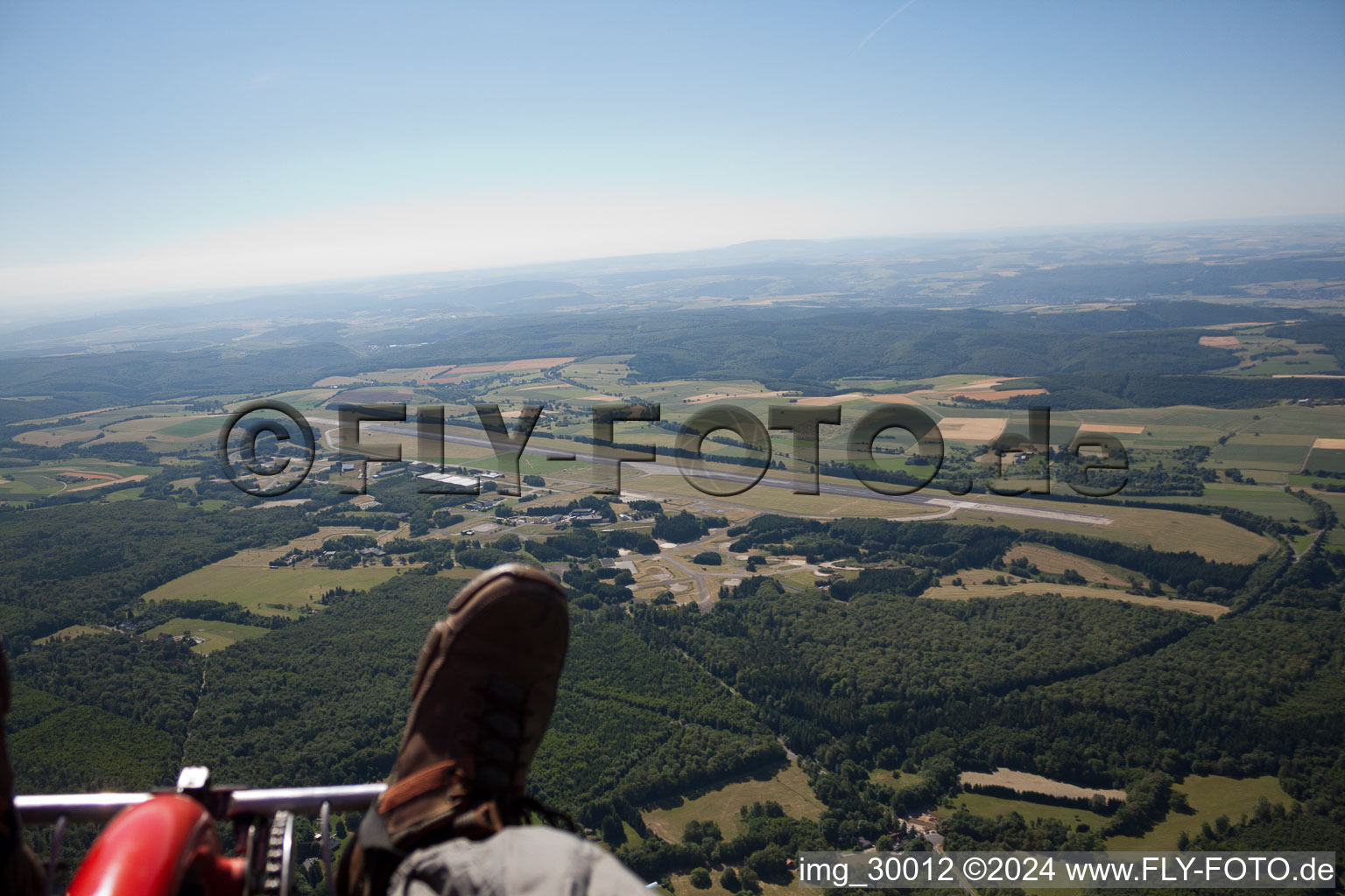 Former NATO airfield Pferdsfeld in the district Dörndich in Bad Sobernheim in the state Rhineland-Palatinate, Germany