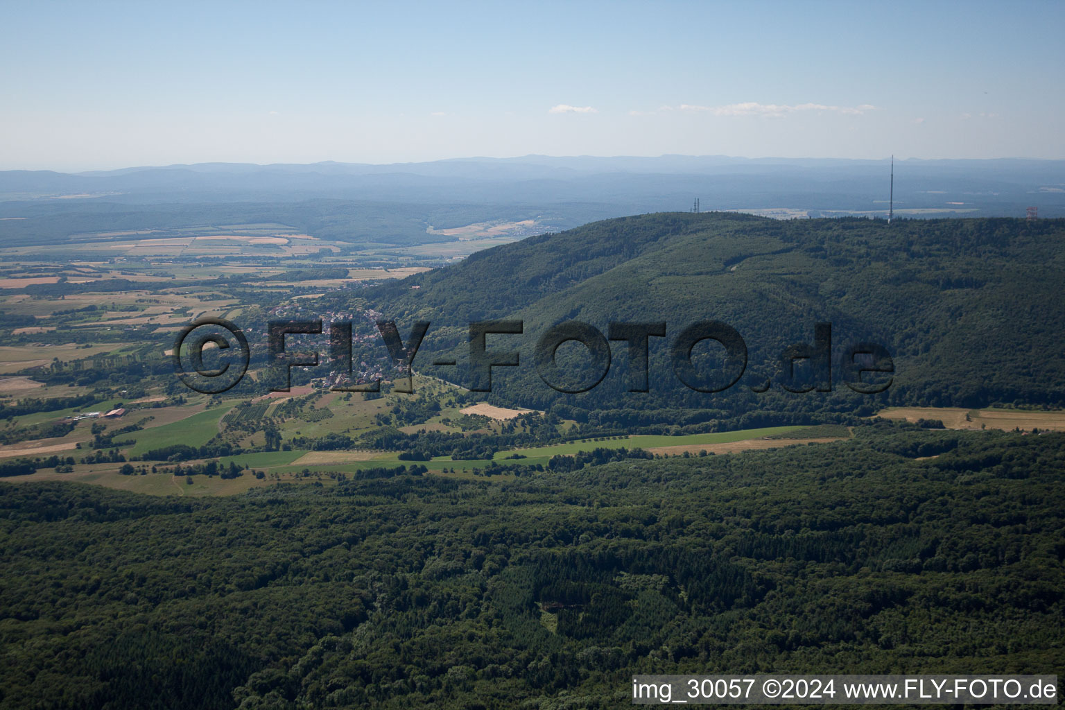 On Donnersberg in Dannenfels in the state Rhineland-Palatinate, Germany