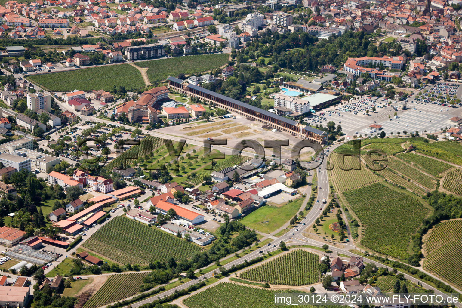 Saltworks in the district Pfeffingen in Bad Dürkheim in the state Rhineland-Palatinate, Germany