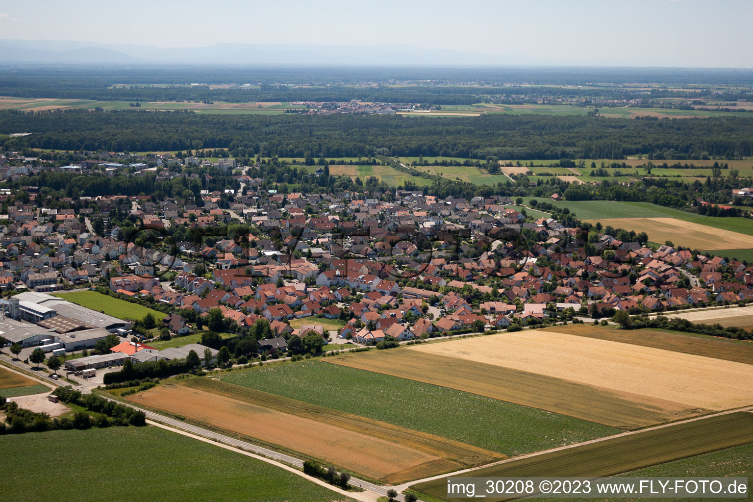 North in the district Herxheim in Herxheim bei Landau/Pfalz in the state Rhineland-Palatinate, Germany