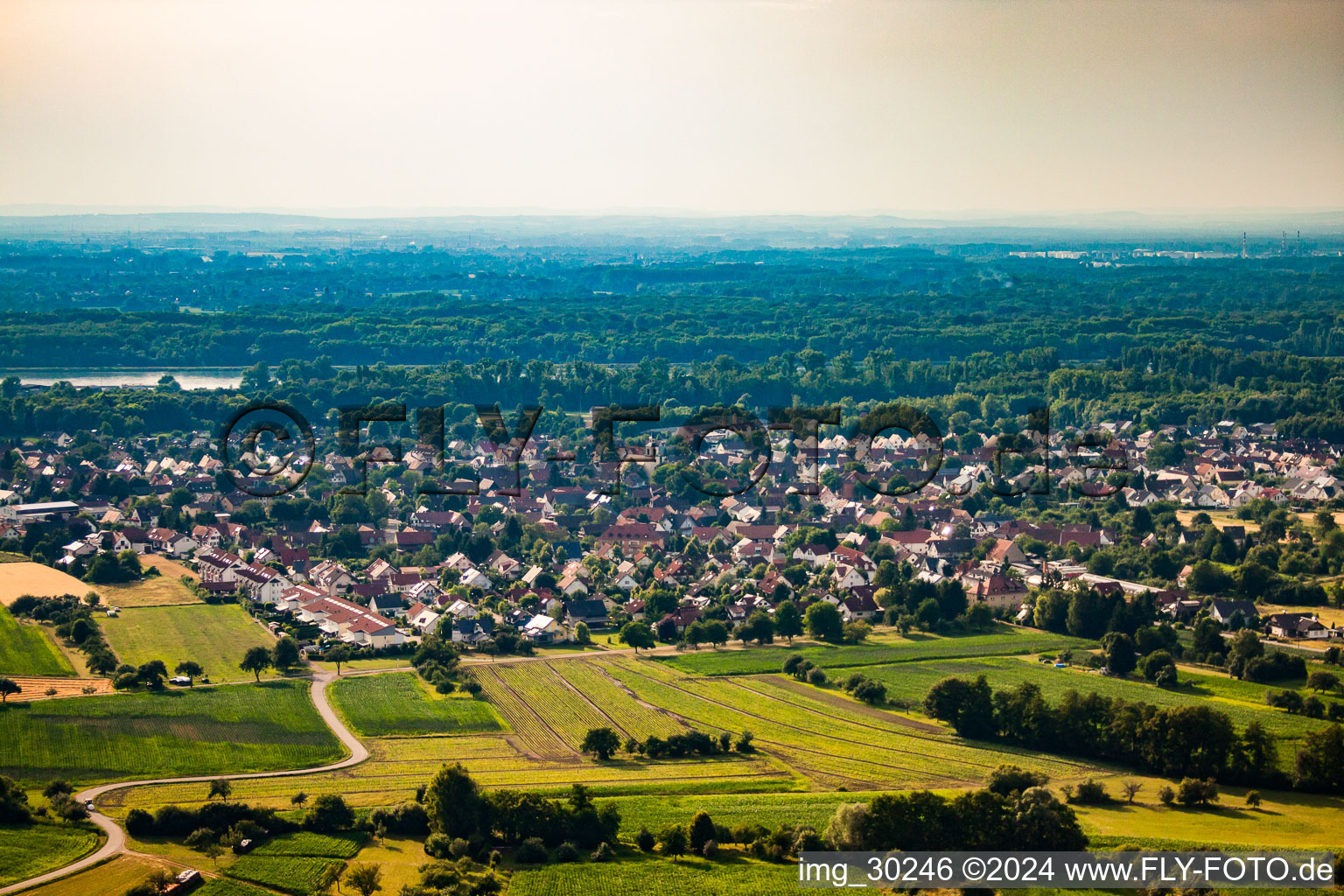 District Auenheim in Kehl in the state Baden-Wuerttemberg, Germany