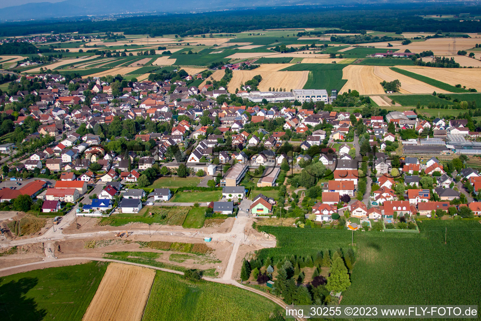 District Bodersweier in Kehl in the state Baden-Wuerttemberg, Germany
