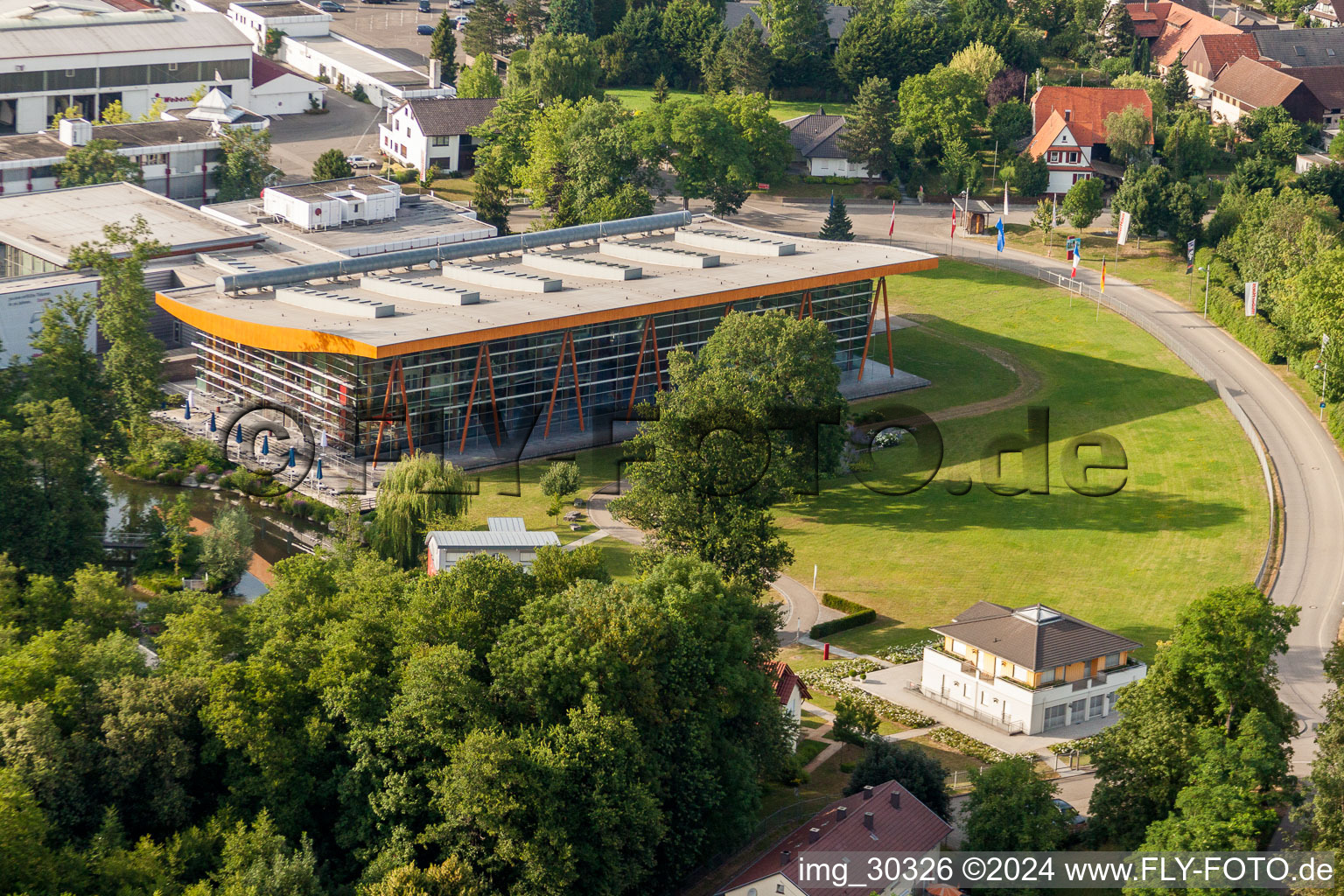 Exhibition grounds and exhibition halls of the World of Living in the district Linx in Rheinau in the state Baden-Wurttemberg, Germany