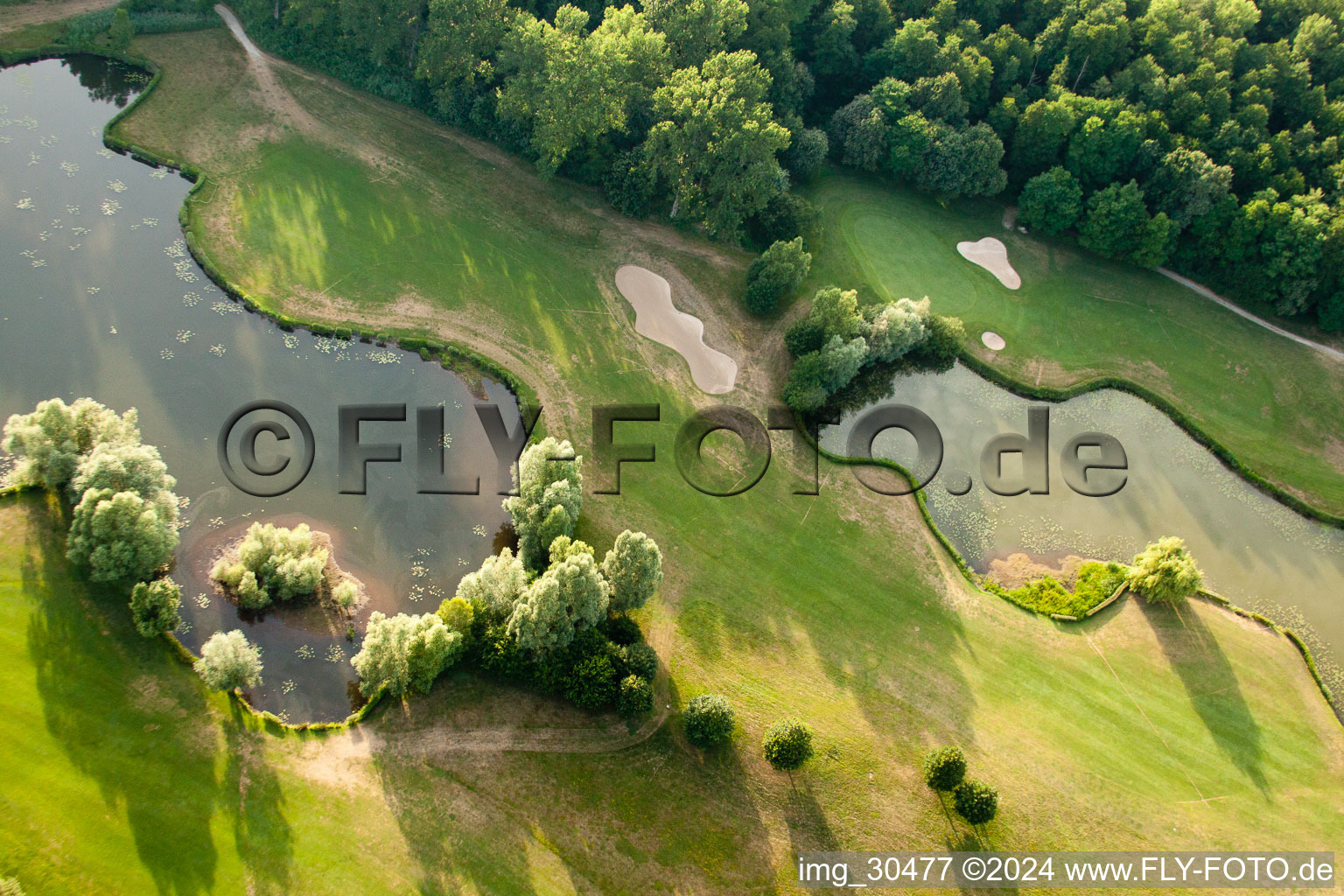 Golf Club Soufflenheim Baden-Baden in Soufflenheim in the state Bas-Rhin, France out of the air