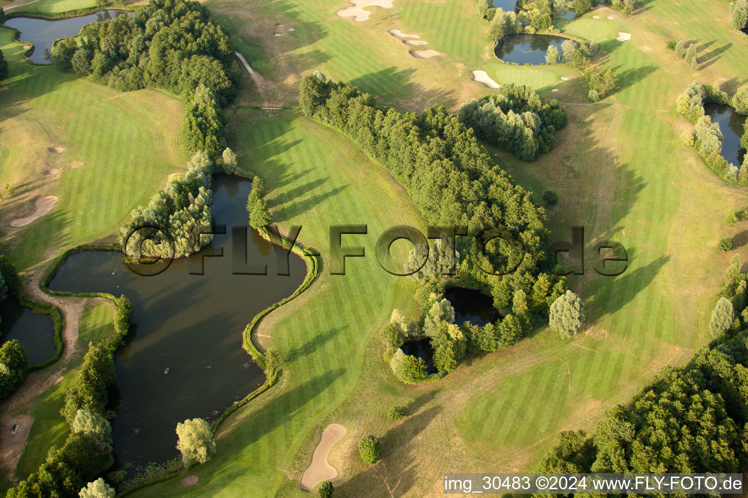 Drone image of Golf Club Soufflenheim Baden-Baden in Soufflenheim in the state Bas-Rhin, France