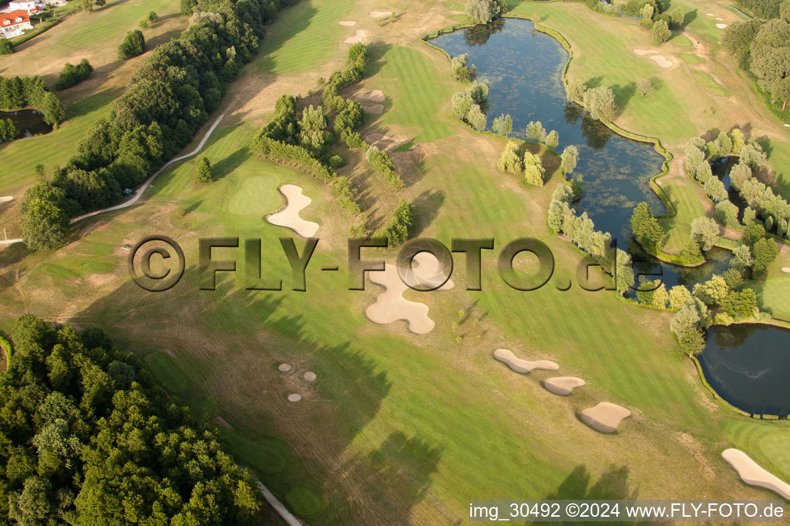 Golf Club Soufflenheim Baden-Baden in Soufflenheim in the state Bas-Rhin, France out of the air