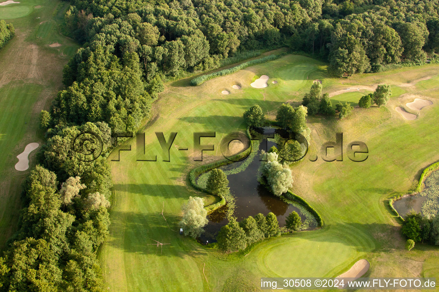 Golf Club Soufflenheim Baden-Baden in Soufflenheim in the state Bas-Rhin, France out of the air