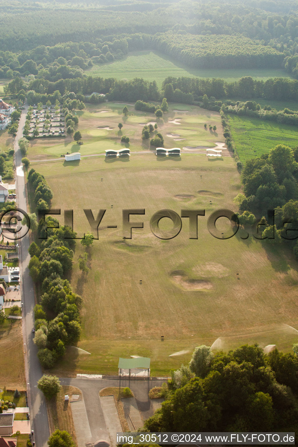 Bird's eye view of Golf Club Soufflenheim Baden-Baden in Soufflenheim in the state Bas-Rhin, France