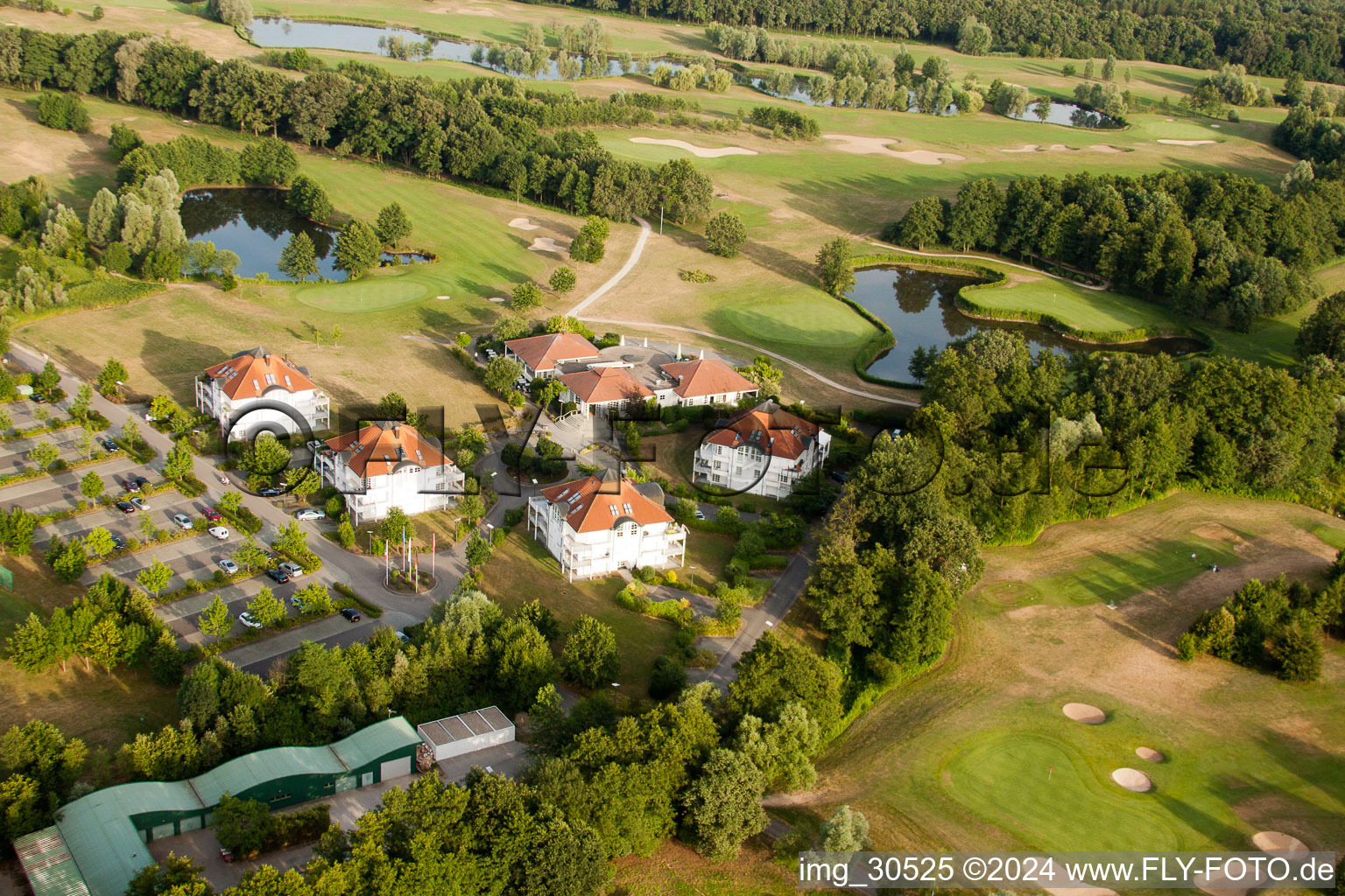 Golf Club Soufflenheim Baden-Baden in Soufflenheim in the state Bas-Rhin, France out of the air