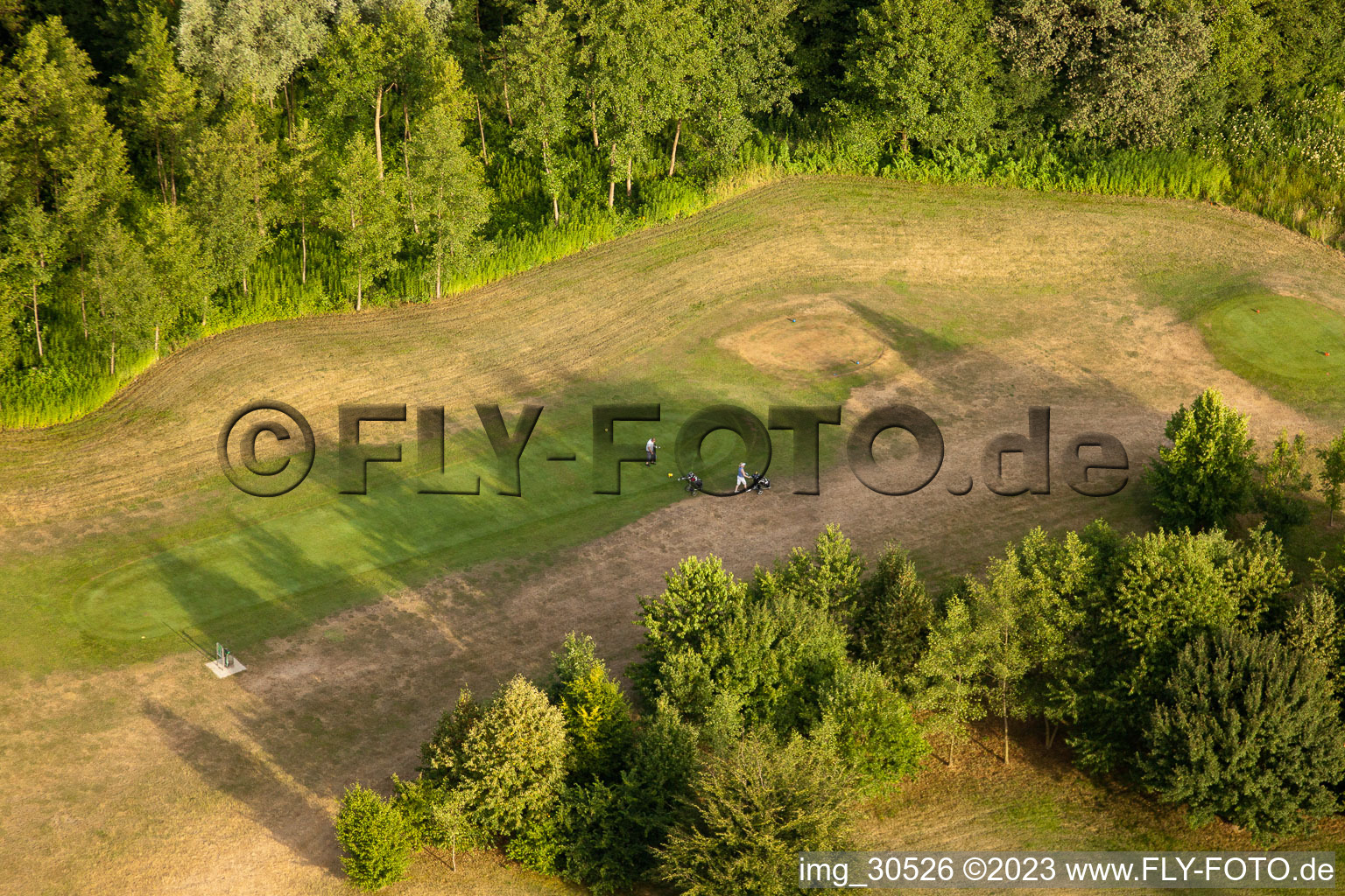 Golf club Soufflenheim Baden-Baden in Soufflenheim in the state Bas-Rhin, France seen from above