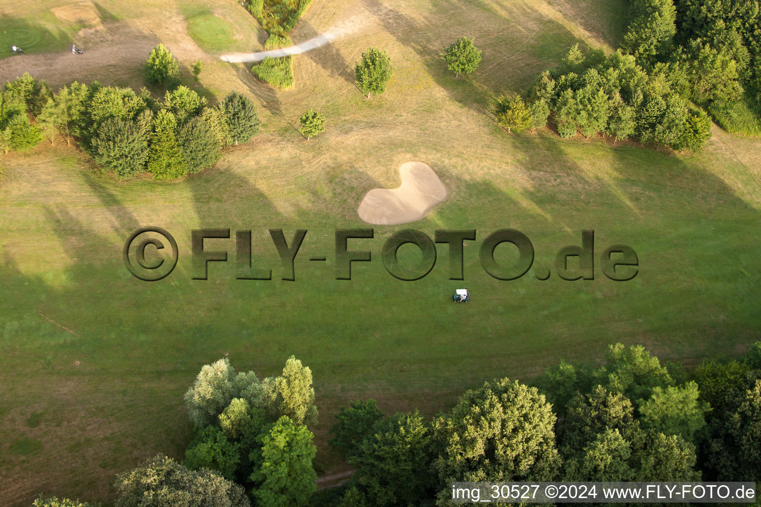 Golf Club Soufflenheim Baden-Baden in Soufflenheim in the state Bas-Rhin, France from the plane