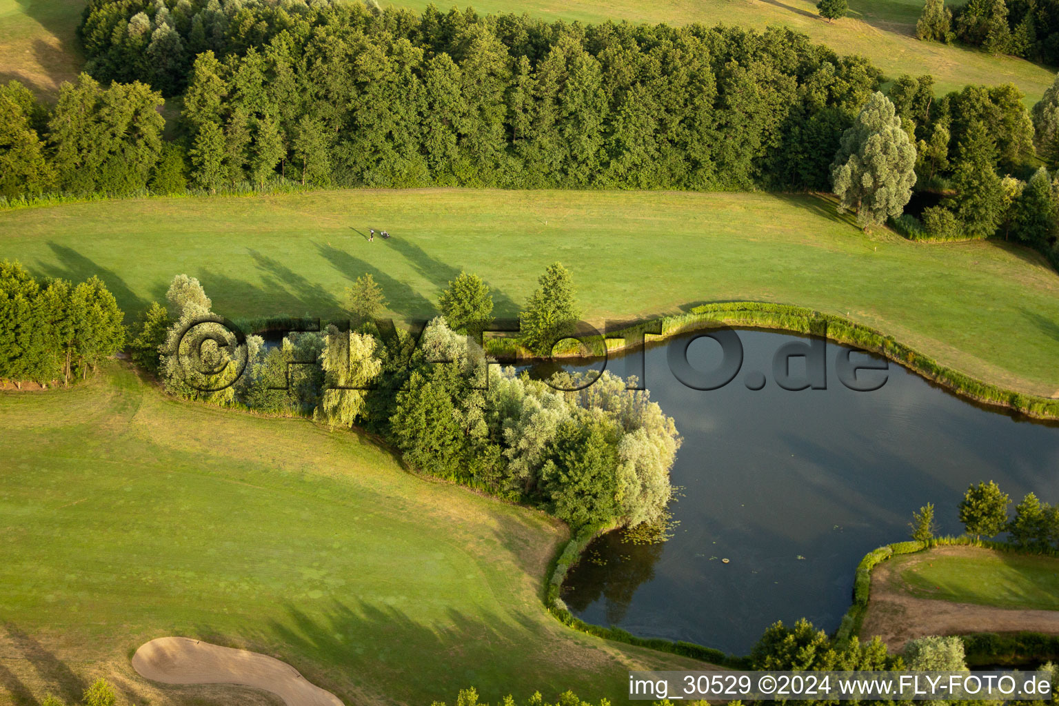 Bird's eye view of Golf Club Soufflenheim Baden-Baden in Soufflenheim in the state Bas-Rhin, France