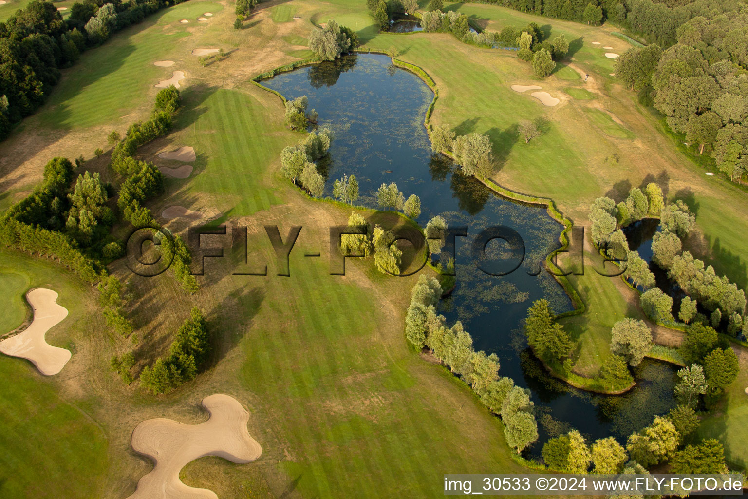 Drone image of Golf Club Soufflenheim Baden-Baden in Soufflenheim in the state Bas-Rhin, France