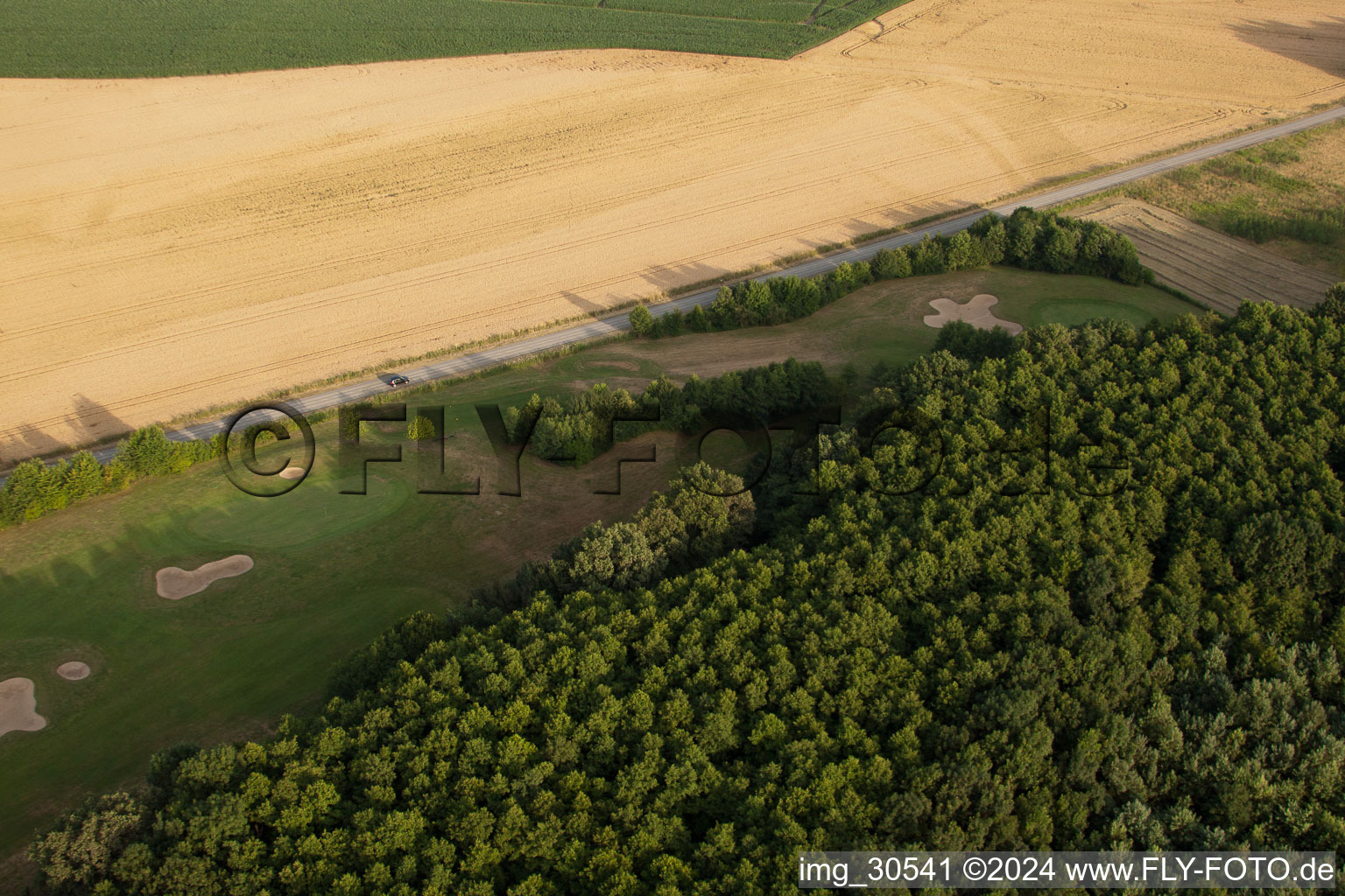 Golf Club Soufflenheim Baden-Baden in Soufflenheim in the state Bas-Rhin, France from above