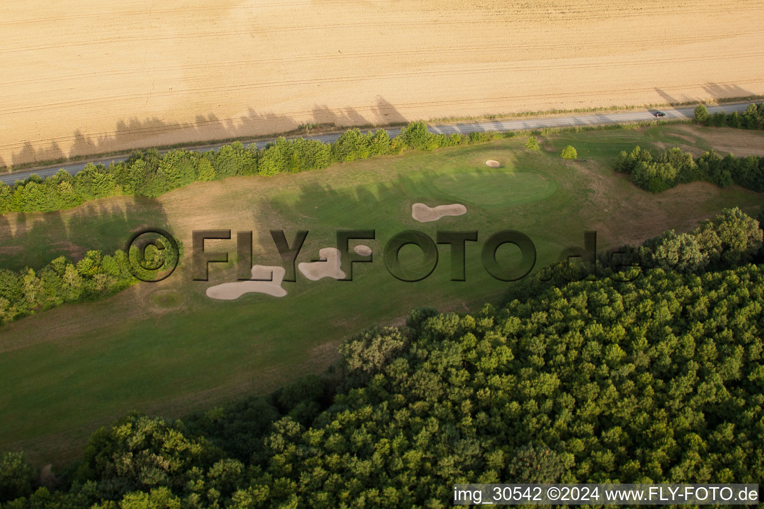 Golf club Soufflenheim Baden-Baden in Soufflenheim in the state Bas-Rhin, France out of the air