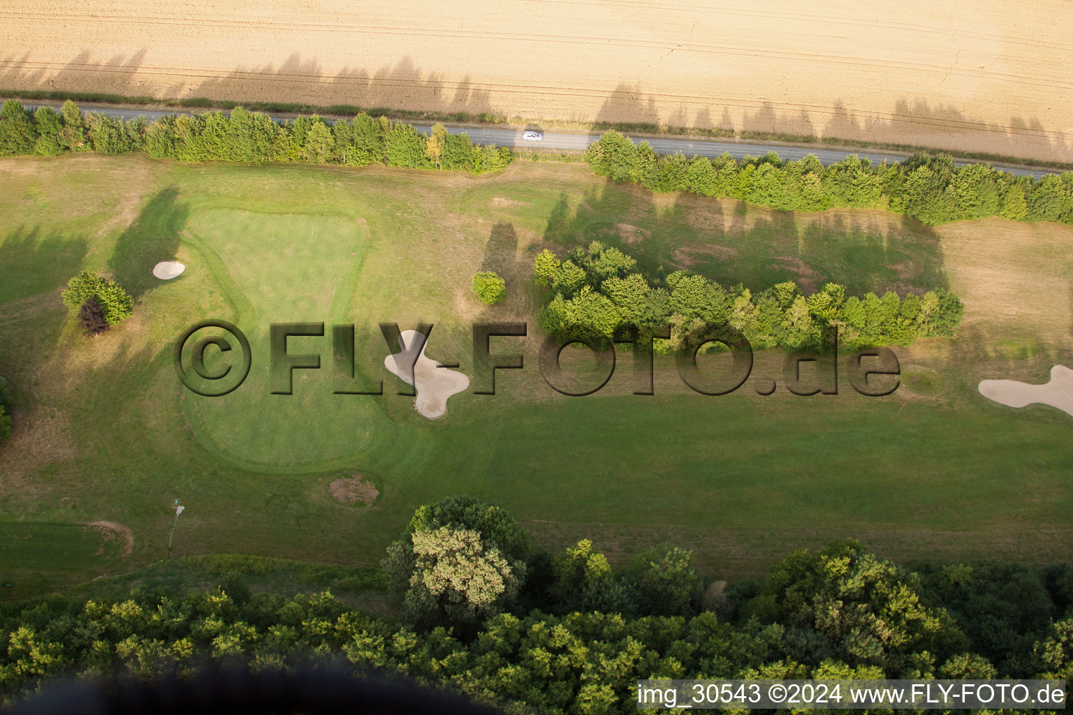 Golf Club Soufflenheim Baden-Baden in Soufflenheim in the state Bas-Rhin, France seen from above