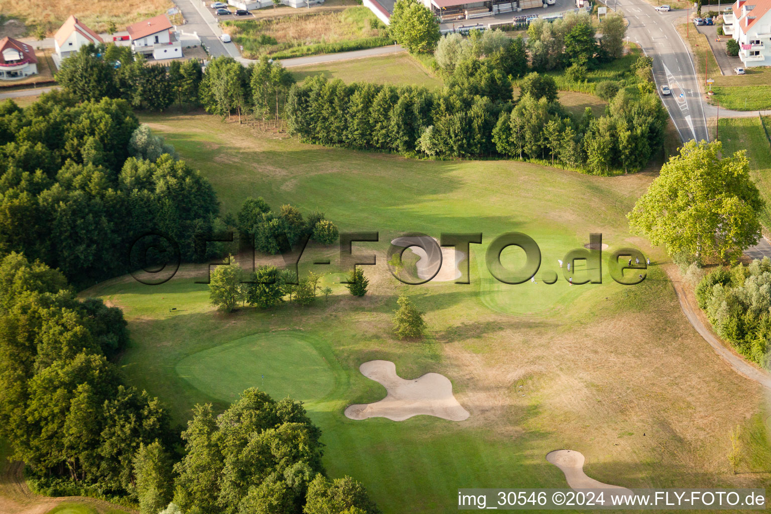 Bird's eye view of Golf Club Soufflenheim Baden-Baden in Soufflenheim in the state Bas-Rhin, France