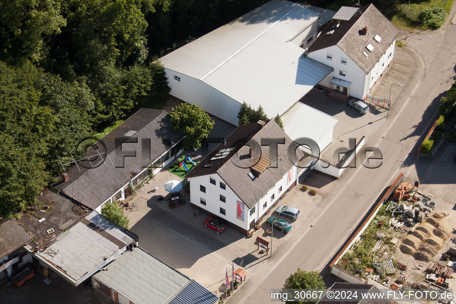 Elsässerstrasse, Schuh-Walber in Kandel in the state Rhineland-Palatinate, Germany