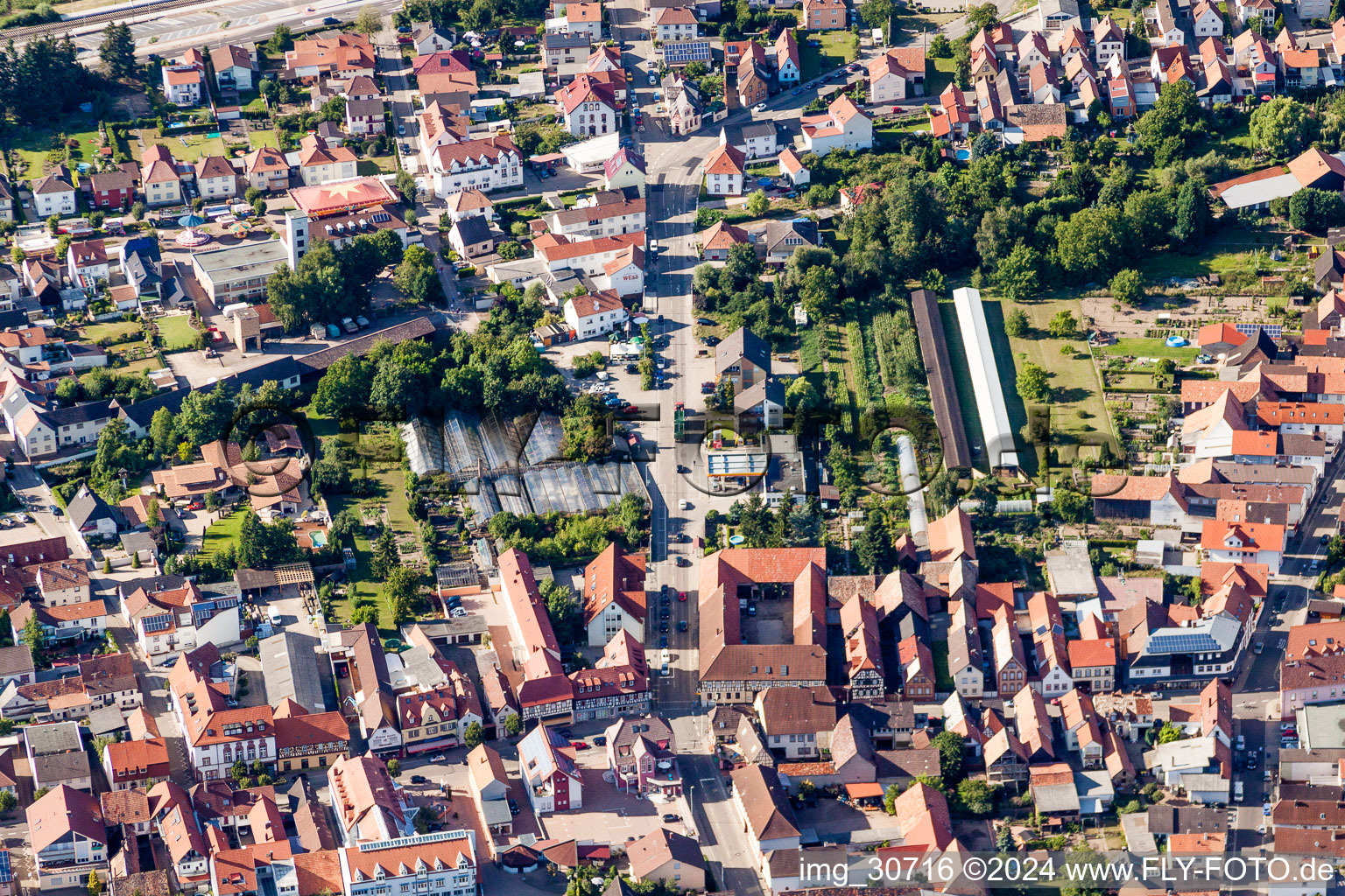 The district Neue Landstrasse in Ruelzheim in the state Rhineland-Palatinate, Germany