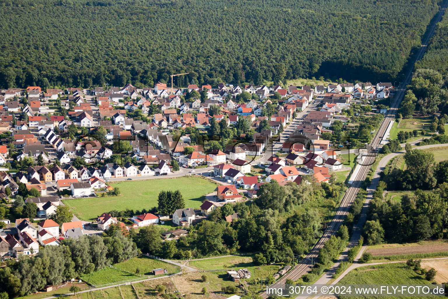 Westendstr in Rülzheim in the state Rhineland-Palatinate, Germany