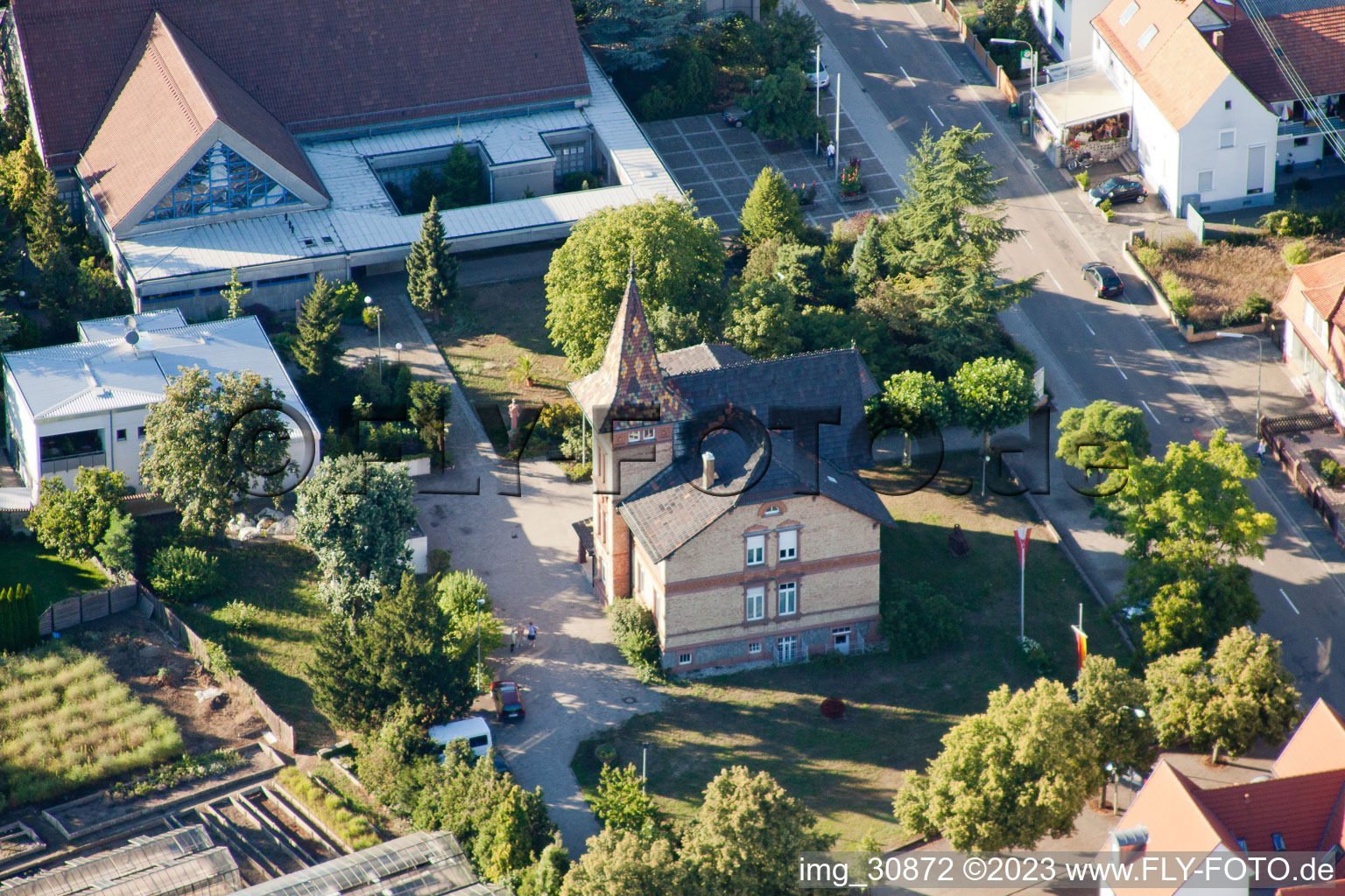 City hall in Jockgrim in the state Rhineland-Palatinate, Germany