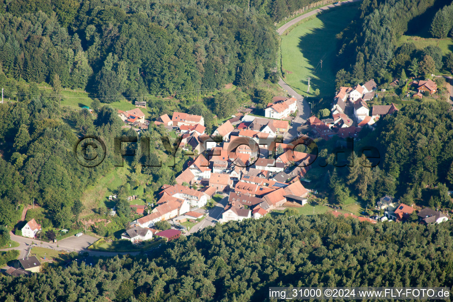 Darstein in the state Rhineland-Palatinate, Germany out of the air