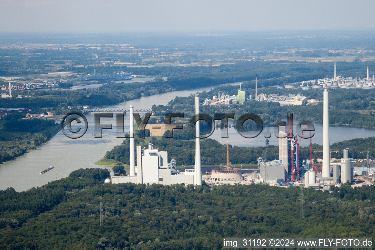 ENBW new building in the district Rheinhafen in Karlsruhe in the state Baden-Wuerttemberg, Germany