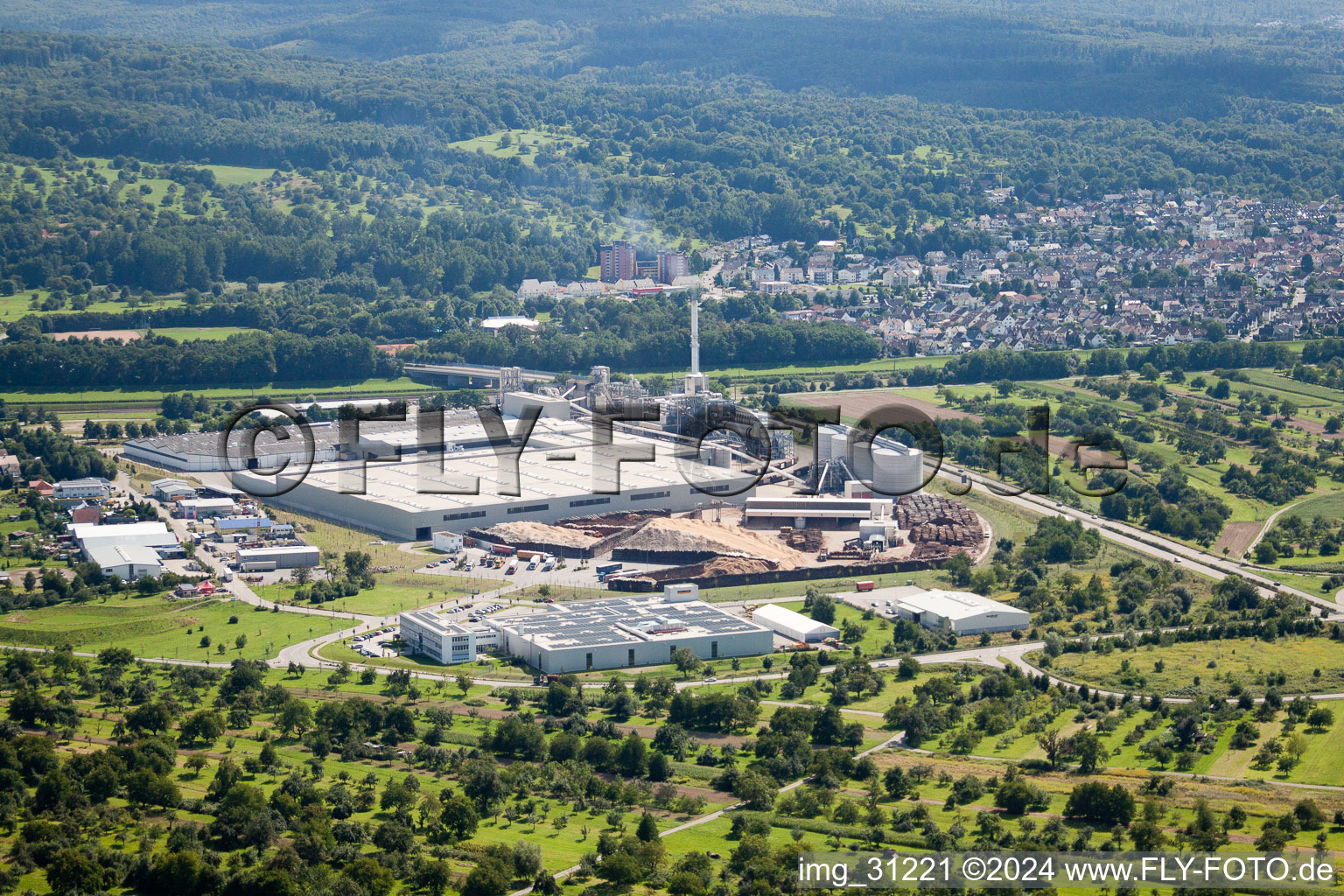 Kronospan GmbH in Kuppenheim in the state Baden-Wuerttemberg, Germany