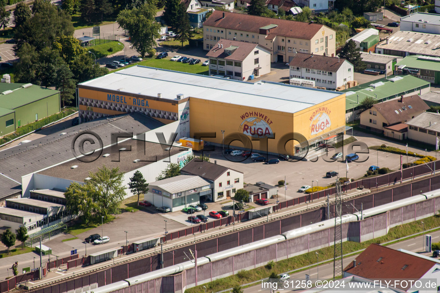 Living world RUGA in Sinzheim in the state Baden-Wuerttemberg, Germany