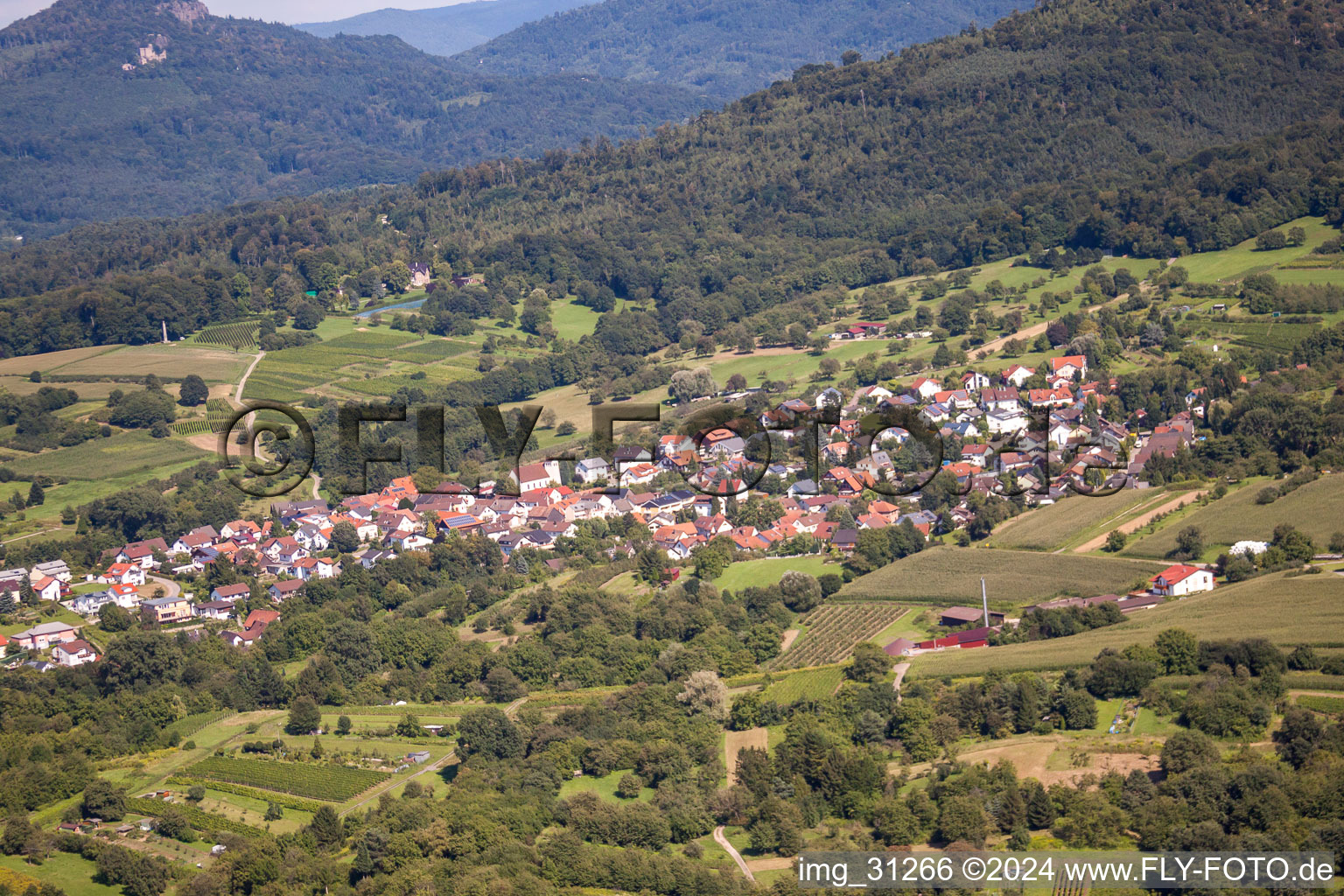 District Winden in Sinzheim in the state Baden-Wuerttemberg, Germany