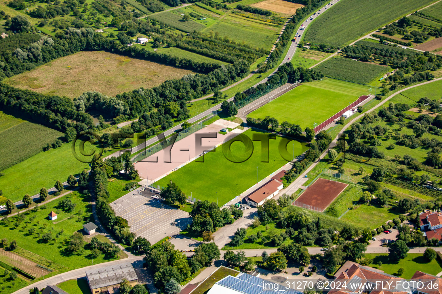 SV-Sinzheim sports fields in Sinzheim in the state Baden-Wuerttemberg, Germany