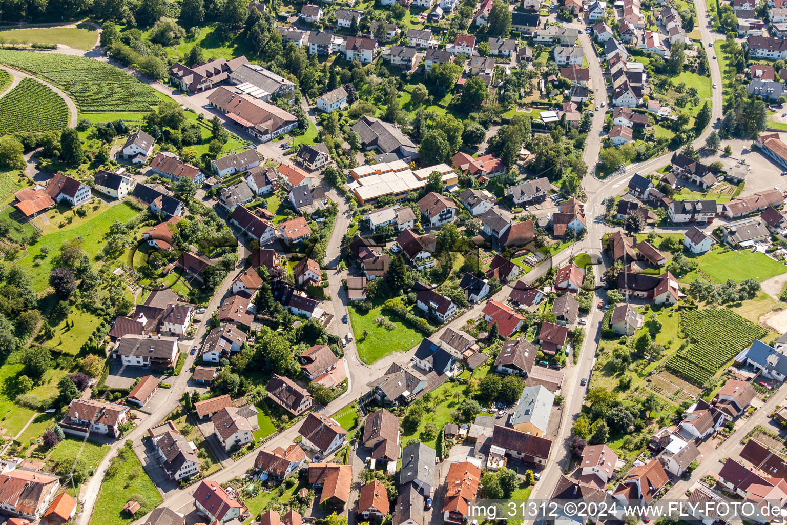 Yburghalle. Gallenbacherstr in the district Gallenbach in Baden-Baden in the state Baden-Wuerttemberg, Germany