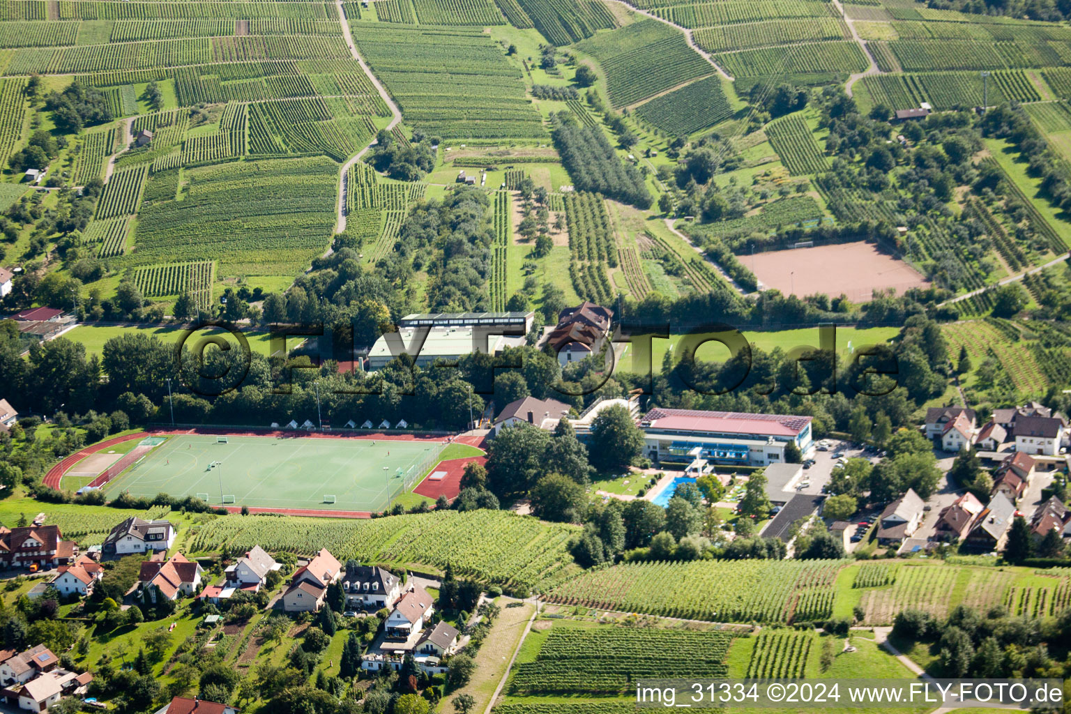 South Baden Sports School, FC Neuweier in the district Steinbach in Baden-Baden in the state Baden-Wuerttemberg, Germany