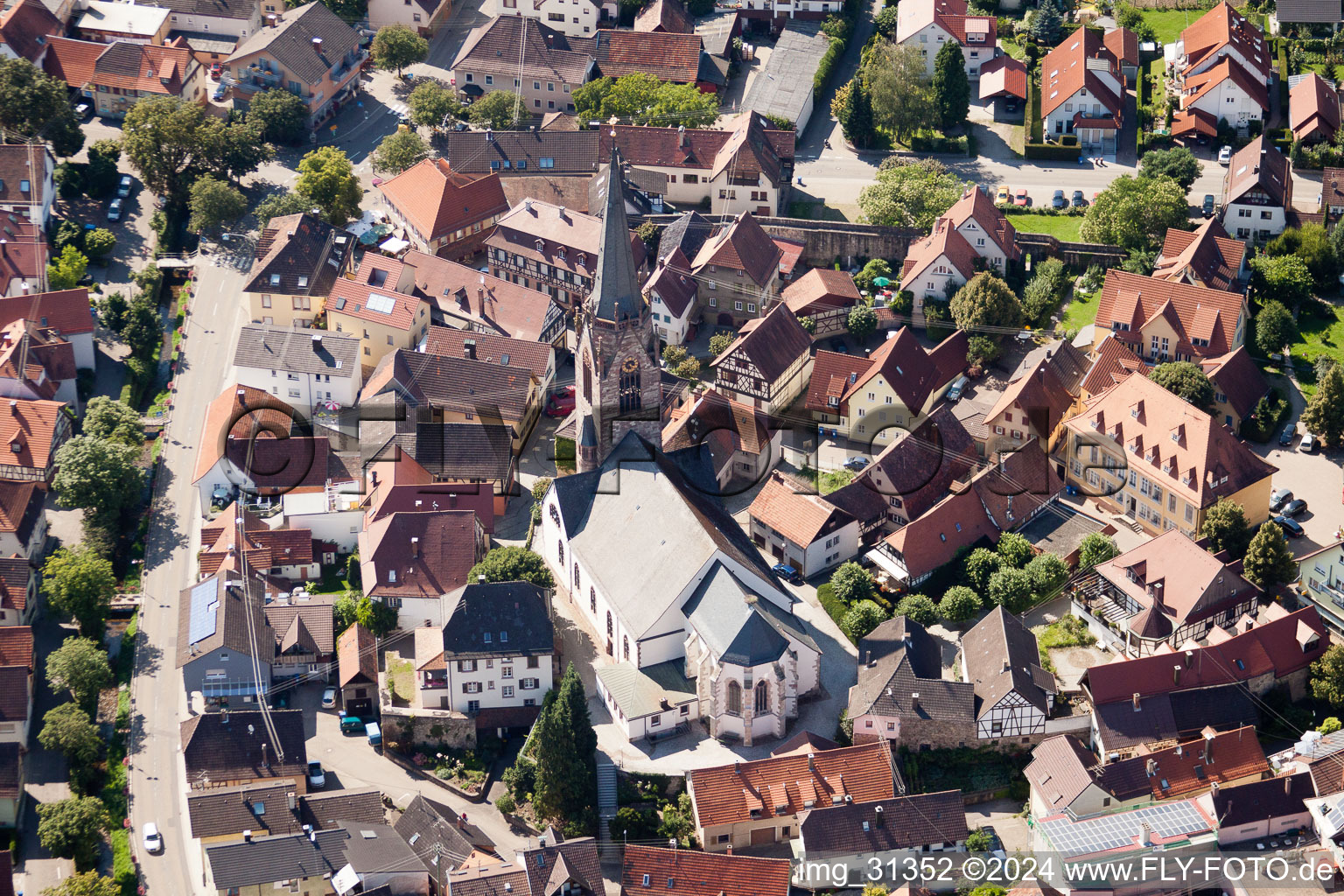 Church of Saint James in the district Steinbach in Baden-Baden in the state Baden-Wuerttemberg, Germany