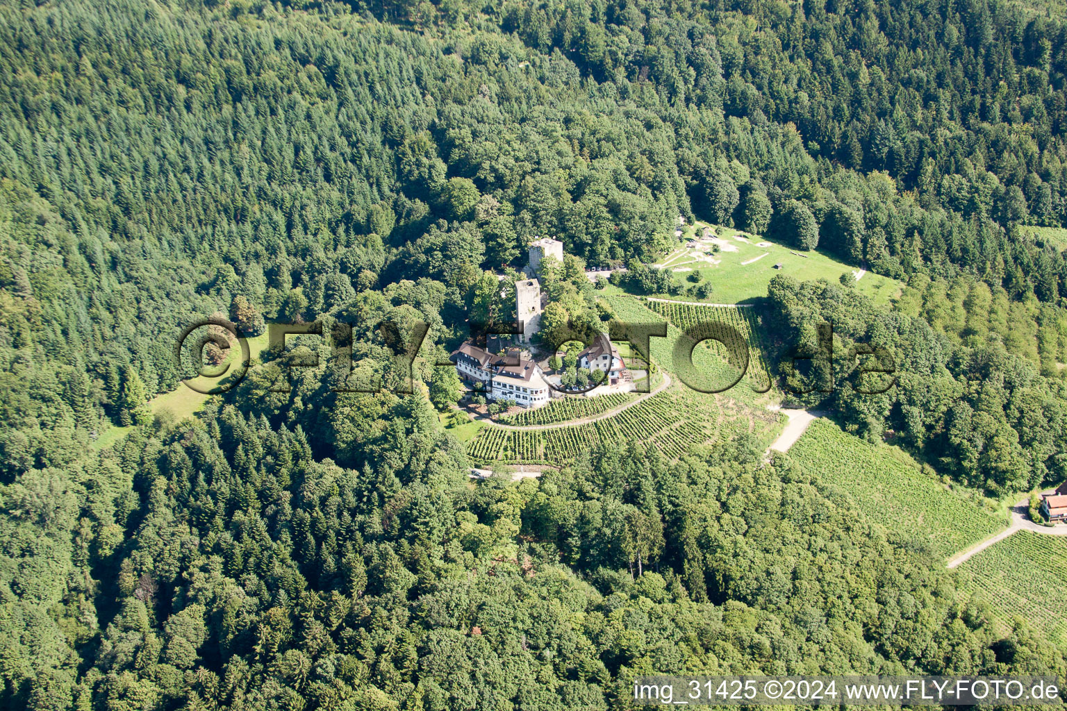 Windeck Castle in the district Riegel in Bühl in the state Baden-Wuerttemberg, Germany