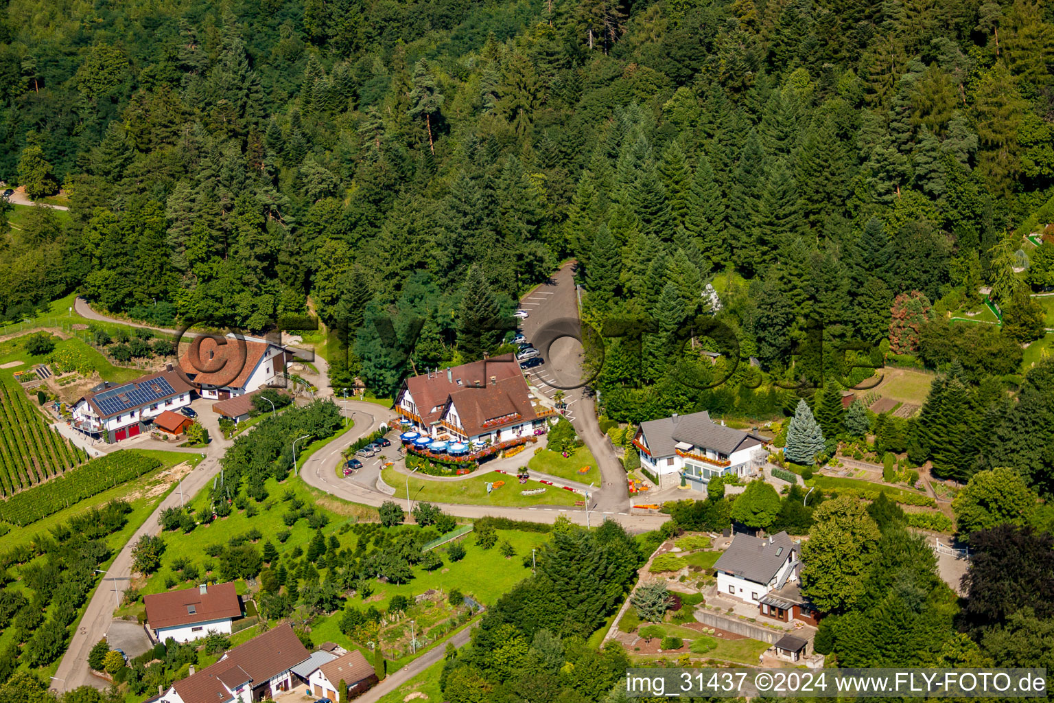 Hotel Café Jägersteig in the district Riegel in Bühl in the state Baden-Wuerttemberg, Germany